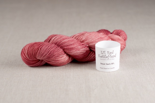 Stout Sock BFL - Pink Lady